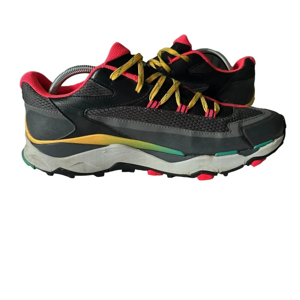 The North Face Vectiv Hiking Trail Shoes Men's Size 12.5 Grey/Coral/Teal